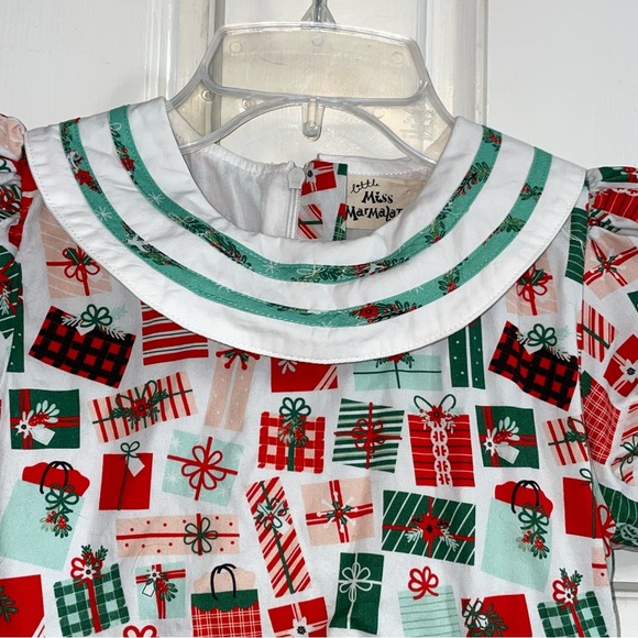 LITTLE MISS MARMALADE ‘Tis the Season’ Christmas Lottie Girls Dress 10/12 - Picture 5 of 15